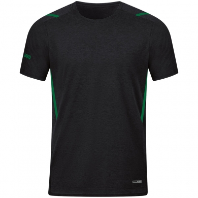 JAKO Sport T-shirt Challenge - Polyester-Stretch-Jersey black/green Boys